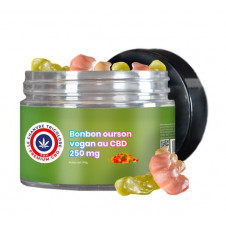 Bonbons Ourson Vegan 250mg de CBD - Le Chanvre Tricolore