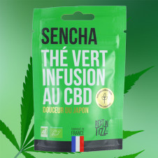 Thé Vert Sencha Infusion BIO au CBD - Rest in Tizz